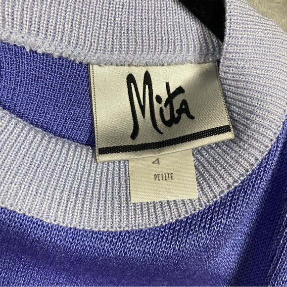 NEW Old Stock Vintage Mita Knit Cardian Tank Pant Set Size 4 Petite Old Money - Picture 12 of 13